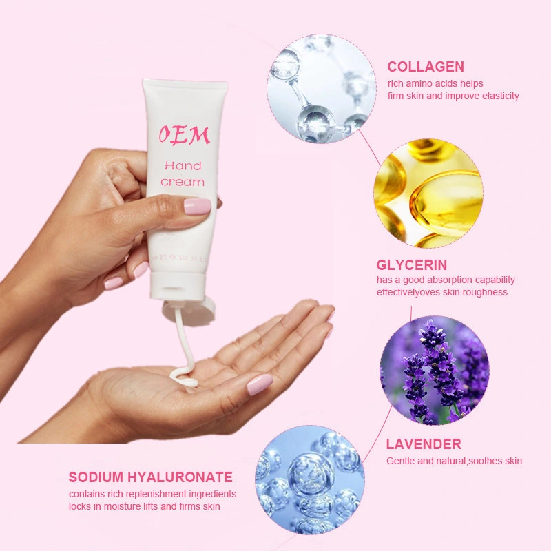 Luxury Hand Cream 50gr Moisturising Lotion Hand Lavender All Natural Organic Skin Care Products Obm Handcare Wholesale Skincare