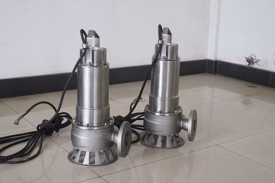 Wq-Tauchpumpe mit automatischer Kupplung für Abwasser und Abwasser