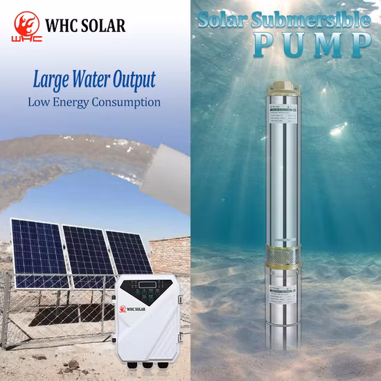 Solar-DC-Oberflächen-Booster-Wasserpumpe mit MPPT-Regler für die Bewässerung